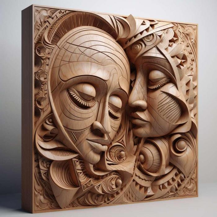 نموذج ثلاثي الأبعاد لآلة CNC 3D Art 